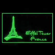 220004B Eiffel Tower France Paris Iconic Tallest Architecture LED Light Sign - £17.68 GBP