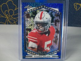 2022 Leaf Draft Garrett Wilson #P-GW1 Ohio State Buckeyes  Football Blue Mojo - £8.25 GBP