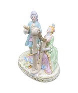 Vintage OK Japan Victorian Bisque Porcelain Figurine 6&quot;x5&quot; - £23.41 GBP