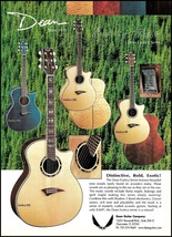 1999 Dean Exotica RSE FM QSE BB acoustic guitar series advertisement ad print - $4.01