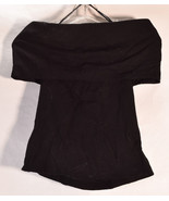 Club Monaco Womens Off Shoulder Top Black XS - $61.12 CAD