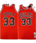 Mitchell &amp; Ness Authentic 1997-98 Finals Road Jersey Scottie Pippen #33 ... - £178.84 GBP
