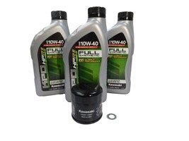 2005-2022 Kawasaki Brute Force Teryx OEM Full Synthetic Oil Change Kit KAW108 - £52.16 GBP