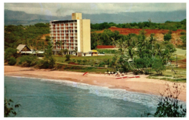 Kauai Surf Hotel on Kalapaki Beach Hawaii Vtg Postcard - £7.87 GBP