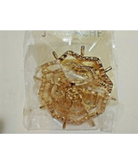 Vintage JORDACHE GOLD TONE RHINESTONE spider web Halloween BROOCH PIN NOS - $13.62 CAD