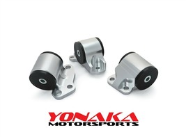 Yonaka Aluminum Motor Mounts Honda Civic Del Sol EG DC D15 D16 B16 2-Bolt Post - £113.10 GBP