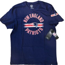 New NWT New England Patriots &#39;47 Brand Looper Logo Navy Size Large T-Shirt - £18.09 GBP
