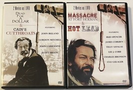 Dead for a Dollar / Cain’s Cutthroats / Hot Lead (DVD 2007) Double Feature LOT 2 - £5.45 GBP