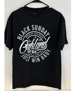 Oakland Raiders Black Sunday Rowdy Division Nation For Life Win Med T-shirt - $34.66 CAD