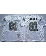 #81 Tim Brown White Silver Number Jersey - €39,08 EUR