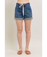 Judy Blue Full Size High Rise Cuff Denim Shorts Plus Size - $73.94 CAD+