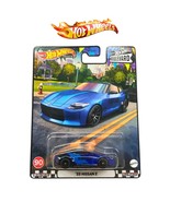 Hot Wheels Premium Boulevard 23 Nissan Z Blue Real Riders Metal Free shi... - $33.99
