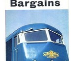 British &amp; Irish Railways Travel Bargains Brochure 1950&#39;s - $21.84