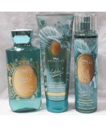 Bath &amp; Body Works Wash Cream Fragrance Mist Set Lot of 3 Disney Princess... - $56.99