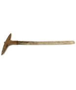 Antique Nice Large 11&quot; Miner&#39;s Cave Pick Axe 27&quot; Long Rustic Patina Cabi... - $247.49