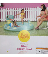 Sun Squad Dino Spray Pool - Fun Inflatable Kiddie Pool with Water Sprayer - €7,45 EUR
