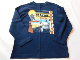 The Children's Place Youth Boy's Long Sleeve T Shirt Size XS 4 navy blue NWT NEW - $12.86