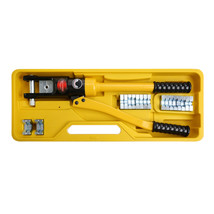 Hydraulic Wire Battery Cable Lug Terminal Crimper Crimping Tool 11 Dies 16 Ton - £83.20 GBP