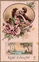 Antique Postcard France Early 1950&quot;s  I Adore You - £3.73 GBP