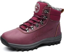 Impdoo Womens Winter Snow Boots Warm Waterproof Fur Lined Size 6.5 - £29.77 GBP