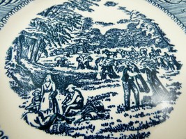 VTG Royal China Currier &amp; Ives Blue Transferware bread &amp; butter plate  6.5&quot;   - £15.64 GBP