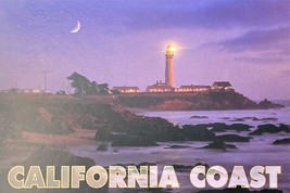 Postcard Pigeon Point Lighthouse California Coast USA - $4.47