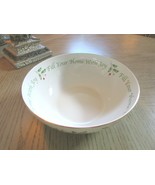 LENOX AMERICAN BY DESIGN HOLIDAY FILL YOUR HOME WITH JOY SERVING BOWL ME... - €15,30 EUR