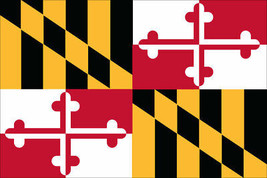 Maryland State 10&#39; x 15&#39; Polyester Flag - £194.69 GBP