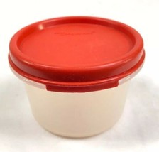Tupperware Round Modular Mates Container #1605 with Red Lid #1607 - £3.89 GBP