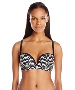 COCO RAVE Women&#39;s Sorority Girl Bridgette Underwire Bikini Top, Jet Blac... - £10.67 GBP