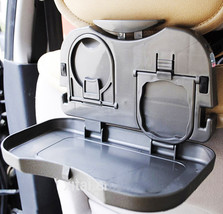 Foldable Car Back Seat Table Tray Stand Food Cup Drink Bottle Rack Holde... - $16.61 CAD