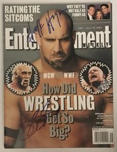 Hulk Hogan &amp; Bill Goldberg Autographed Complete &quot;Entertainment&quot; Magazine - $99.99