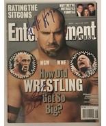 Hulk Hogan &amp; Bill Goldberg Autographed Complete &quot;Entertainment&quot; Magazine - $1,900.49 MXN