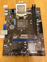 MSI H81M-E33 Motherboard LGA 1150 Intel h81 DDR3 HDMI VGA MicroATX - $84.14