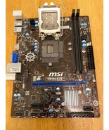MSI H81M-E33 Motherboard LGA 1150 Intel h81 DDR3 HDMI VGA MicroATX - $114.67 CAD