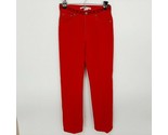 Tommy Hilfiger Women&#39;s Red Cotton Pants Size 4 TL22 - $15.83