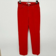 Tommy Hilfiger Women&#39;s Red Cotton Pants Size 4 TL22 - £12.38 GBP