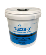 Tazza-X Hand Sanitizing Wipes, White 1,200 Wet Wipes/ 7lbs.Bucket-Brand New - £54.01 GBP