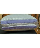 2-Pack Quilted Density Pillows Standard Washable Microfiber 2&quot; Gusseted - $45.15 CAD
