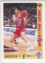 G) 1991-92 Upper Deck NBA Basketball Trading Card John Stockton #52 - £1.57 GBP