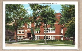 Normal School Richland Center,WI Vintage 1920&#39;s? Postcard - $11.25
