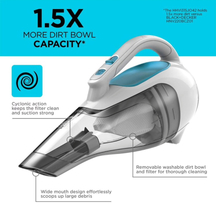 Black+Decker Handheld Vacuum Dust Buster Cordless Vacuum Priced Cheap - £39.40 GBP