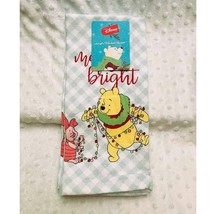 Disney Winnie the Pooh Merry and Bright (2) Pack Kitchen Towels-NEW - $13.86
