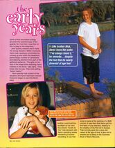 Aaron Carter barefoot - 11" x 8" Teen Magazine Pinup Mini Poster Clippin... - $14.94