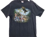 Follow The Eagle Motorcycle Shirt SZ L Thundersportwear Inc - $23.71