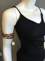 Swirl Wooden Beads Bracelet Bangle#8 - £11.65 GBP