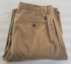 Polo by Ralph Lauren Ethan Brown Khaki Dress Pants Mens Size 33 x 30 - £15.81 GBP