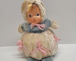 Vintage Chiltern Doll Ball Plush Chime Rattle Made In England - $91.97