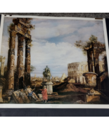 Art Print &quot;A Visit to the Ruins&quot; by Riccardo Bianchi  29x26 inches Rome - £21.92 GBP