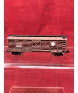 Bachman VTG N Gauge Red Cattle Car Santa Fe ATSF 94134 Made in Hong Kong - $14.36